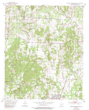 Mineral Springs North topo map