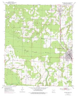 Ashdown West USGS topographic map 33094f2