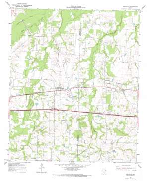 Saltillo USGS topographic map 33095b3
