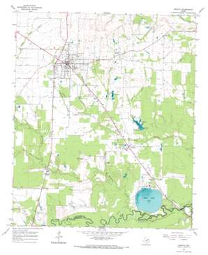 Bogata USGS topographic map 33095d2