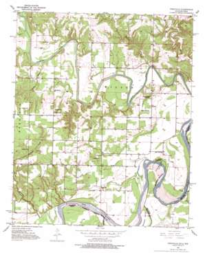 Frogville topo map