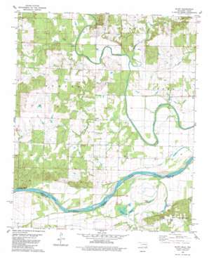 Bluff USGS topographic map 33095h6