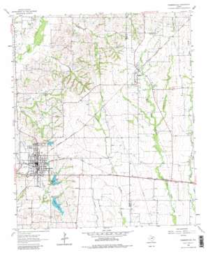 Farmersville USGS topographic map 33096b3