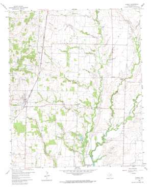 Aubrey USGS topographic map 33096c8