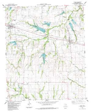 Ector USGS topographic map 33096e3