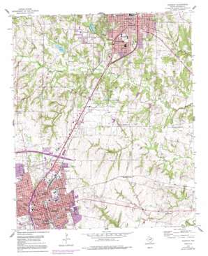 Sherman USGS topographic map 33096f5