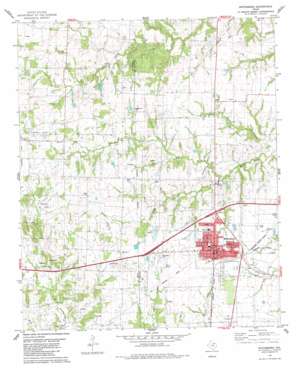 Whitesboro USGS topographic map 33096f8