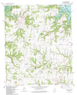 Dexter USGS topographic map 33096g8