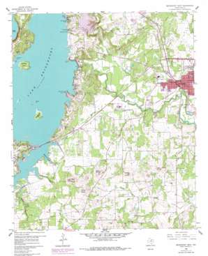 Boonsville USGS topographic map 33097b7