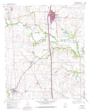 Sanger USGS topographic map 33097c2