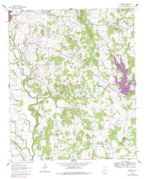 Woodbine USGS topographic map 33097e1