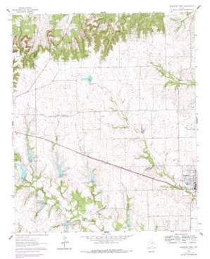Muenster West USGS topographic map 33097f4