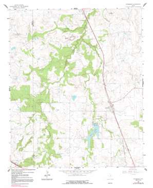 Stoneburg USGS topographic map 33097f8