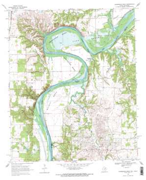 Horseshoe Bend USGS topographic map 33097g1