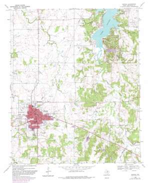 Nocona USGS topographic map 33097g6