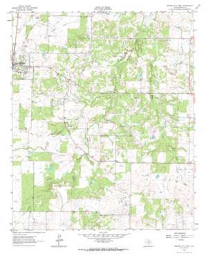Archer City East USGS topographic map 33098e5