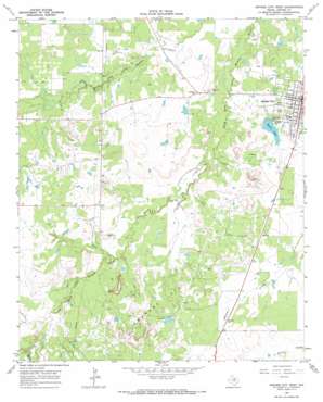 Archer City West USGS topographic map 33098e6