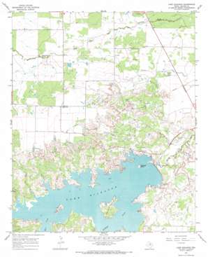 Lake Kickapoo USGS topographic map 33098f7