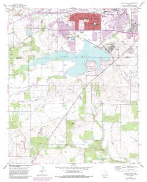 Lake Wichita USGS topographic map 33098g5