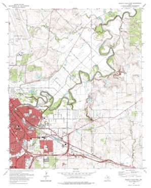 Wichita Falls East topo map