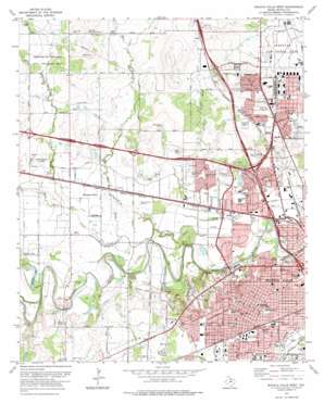 Wichita Falls West USGS topographic map 33098h5