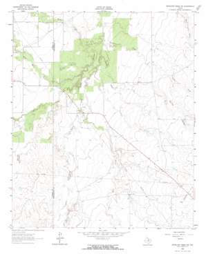 Antelope Creek SW USGS topographic map 33099c4