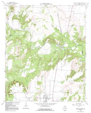 Truscott North USGS topographic map 33099g7