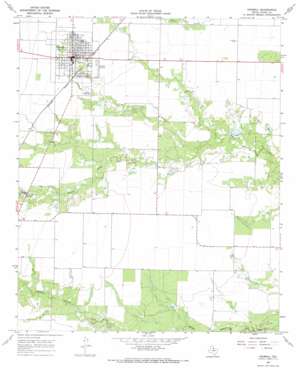 Crowell USGS topographic map 33099h6