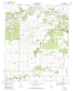 Afton USGS topographic map 33100g7