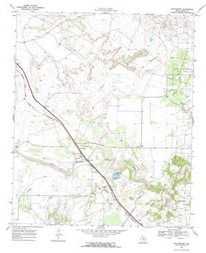 Justiceburg SE USGS topographic map 33101a2