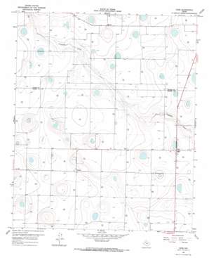 Cone USGS topographic map 33101g4