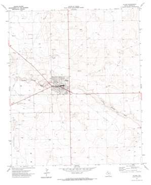 Plains USGS topographic map 33102b7