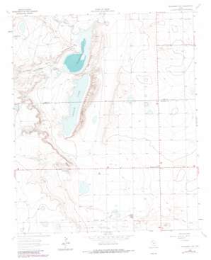 Oklahoma Flat USGS topographic map 33102g4