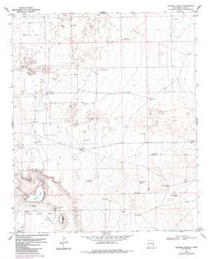 Johnson Ranch USGS topographic map 33103d4