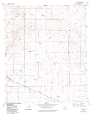 Caprock USGS topographic map 33103d6