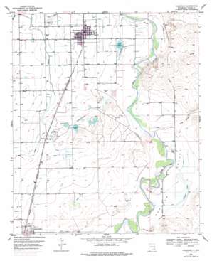 Hagerman USGS topographic map 33104a3