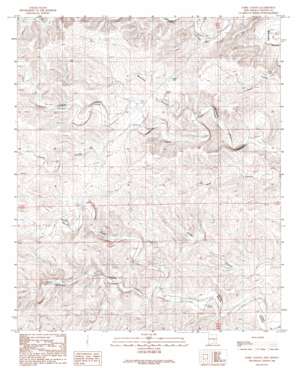 Dark Canyon USGS topographic map 33104a8
