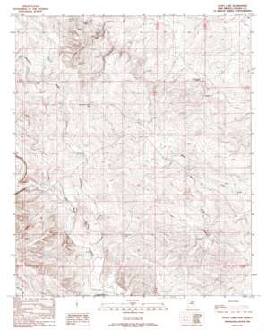Lucky Lake USGS topographic map 33104b7
