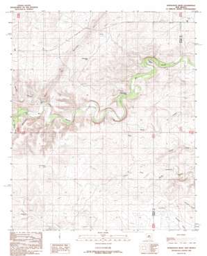 Horseshoe Bend USGS topographic map 33104c8