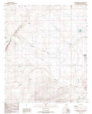 Blackwater Hill USGS topographic map 33104d7