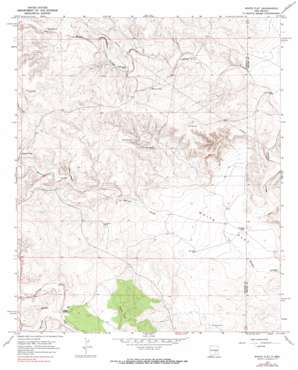 White Flat USGS topographic map 33104f8