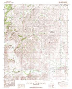 Loco Canyon USGS topographic map 33105a2