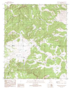 Sheeppen Canyon USGS topographic map 33105c4