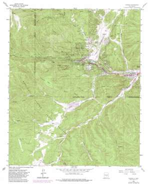 Ruidoso USGS topographic map 33105c6