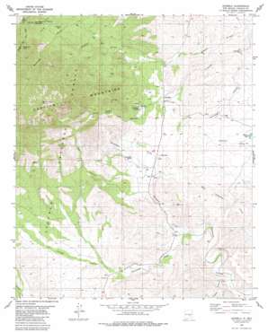 Arabela USGS topographic map 33105e2