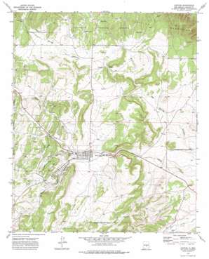Capitan USGS topographic map 33105e5