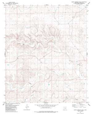Arroyo Serrano East USGS topographic map 33105f1