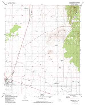Carrizozo East USGS topographic map 33105f7