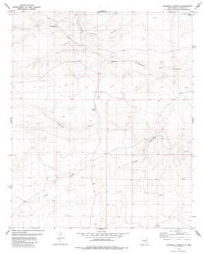 Pedernal Arroyo USGS topographic map 33105g3