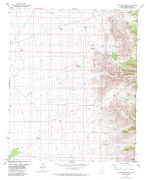 Shannon Canyon USGS topographic map 33106b7